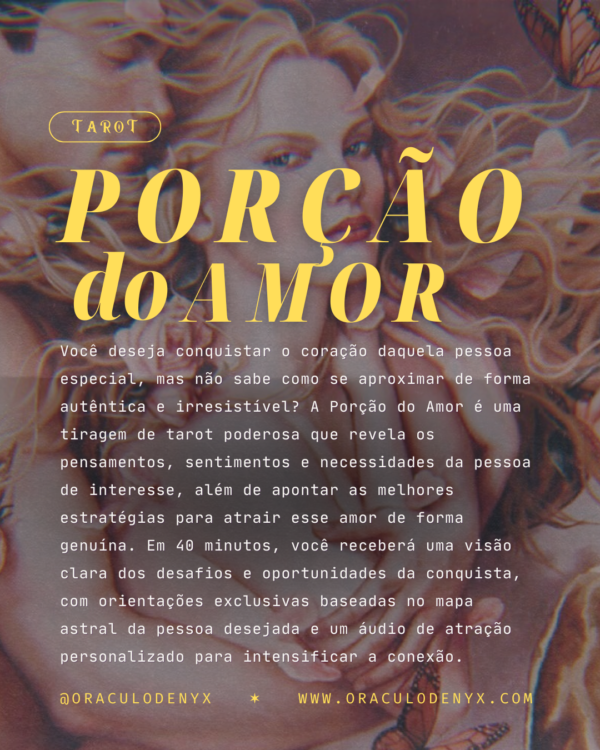 Porção do Amor: Descubra Como Conquistar O Coração da Pessoa Desejada